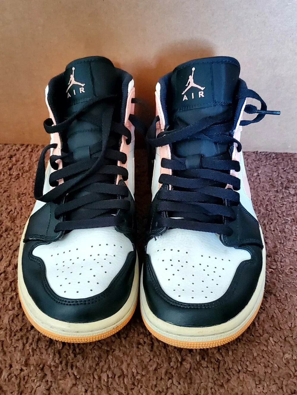 Jordan 1 High — Black, White & Pink